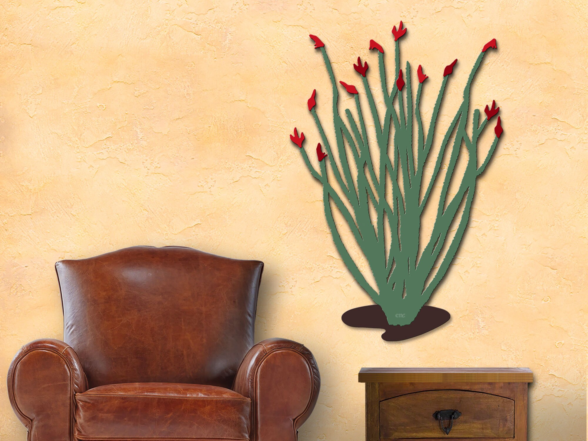 Tubac Gallery Collection 40in Ocotillo Limited Edition Signed Southwest