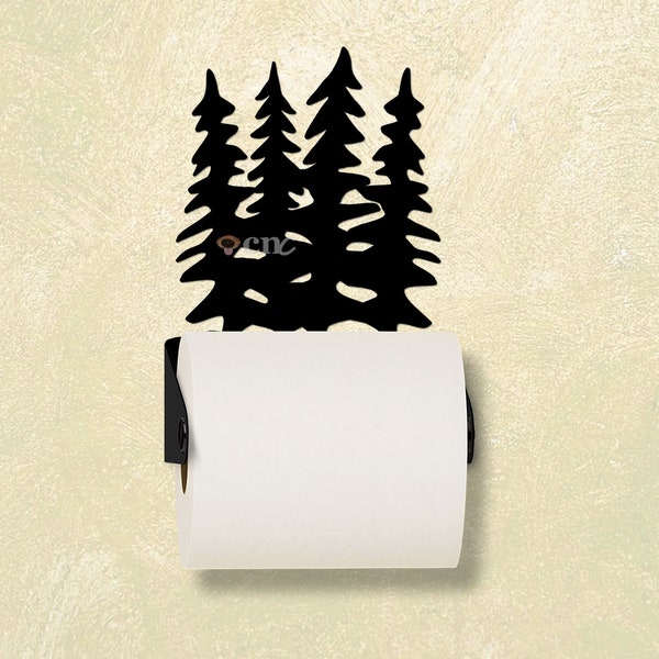 Toilet Paper Holder With Trees Etsy