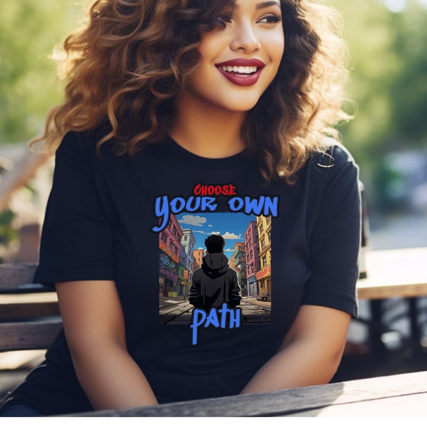 Choose Your Own Path, Animated, Spiderman, Inspired, Miles Morales, Movie, Spider-Verse, New York, Super hero, Gift, Unisex, Rebel, Teen
