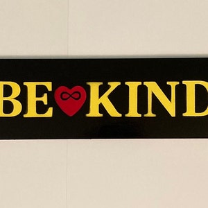 BE KIND Sign Maryland Flag Rectangle
