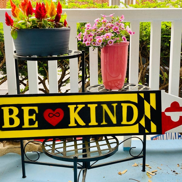 Be Kind Flag Etsy