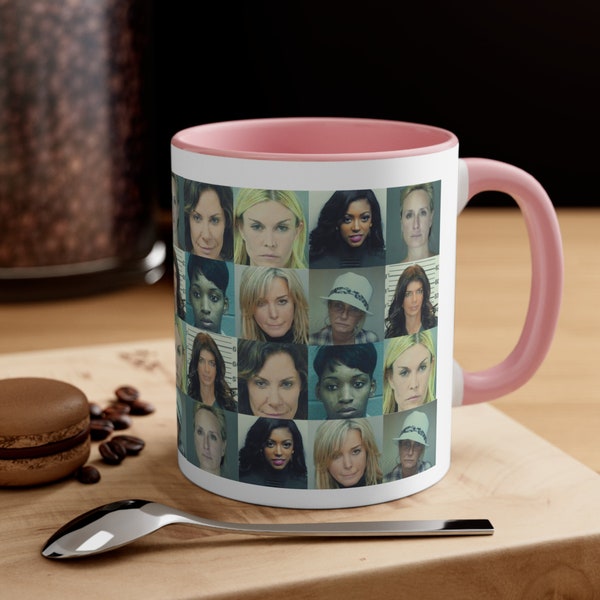 Echte Hausfrauen Mug Shot Kaffeetasse, Bavo Tassen, Echte Hausfrauen Geschenke, Bravo Geschenke, Bravo Hausfrauen, Bravo Kaffeetasse, Hausfrauen Geschenke