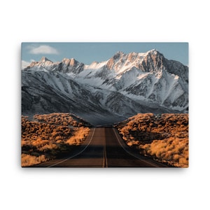 Eastern Sierras on Canvas