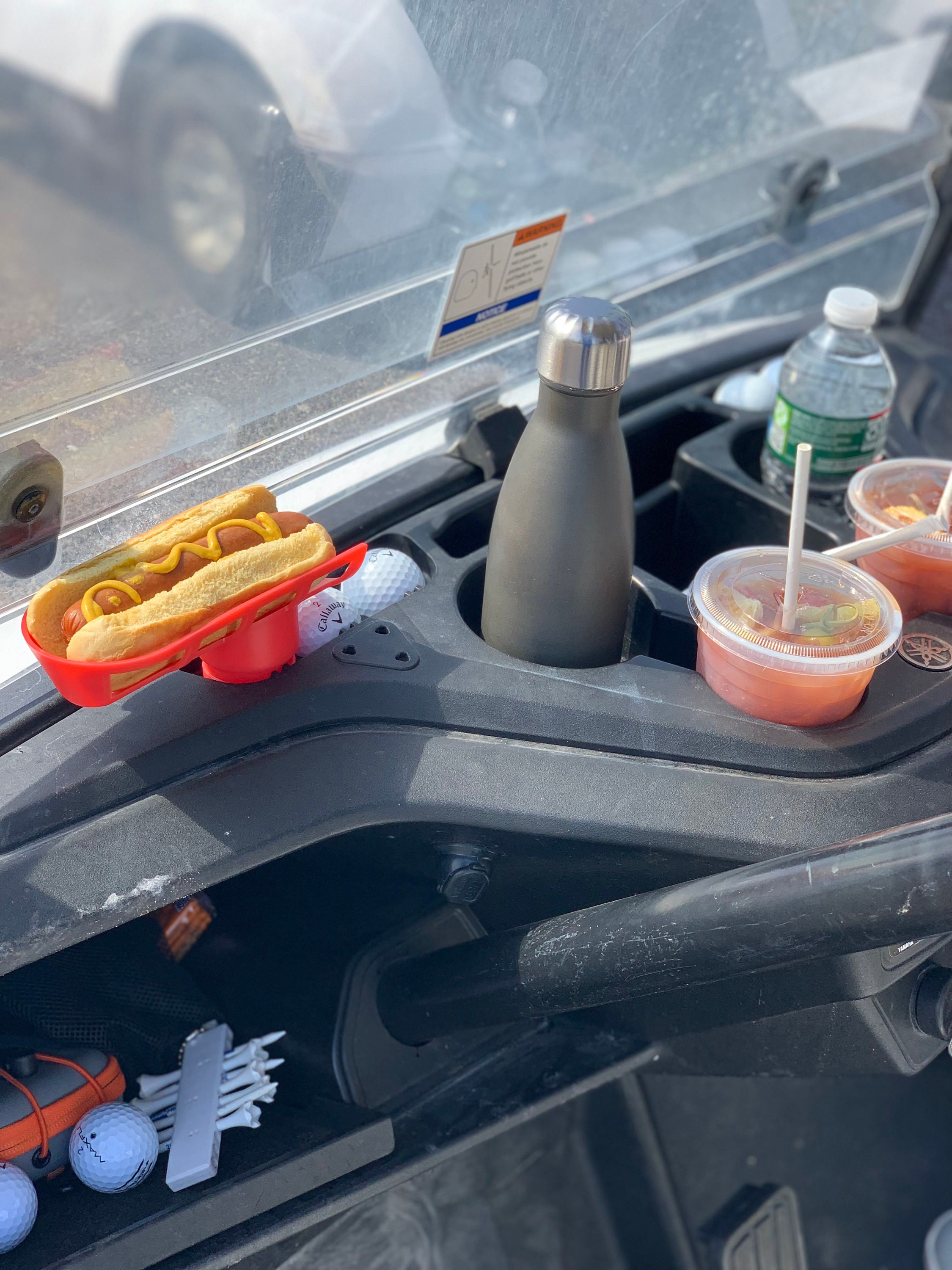 Golf Cart Hot Dog Holder by mcfada