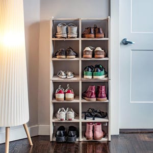 Shoe rack stackable (organizer, shelf), Entryway Organizer Made in USA