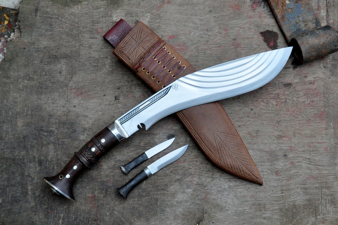 13 Inches Long Blade Kukri Knifekhukuri Machetereal Working Kukri Knifefull Tangheat Treated