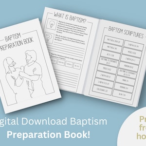 Baptism Activity Book | Black&White Baptism Booklet | Great to be 8 | Baptism Preparation Primary | LDS Primary Teacher | LDS Baptism Prep |