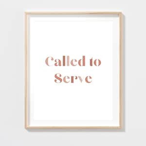 Genannt, um zu dienen Digitaler Download | MTC | Zum Servieren berufen | LDS Missionar Abschied Dekor | LDS Mission Call Eröffnung | Missionars Geschenk |