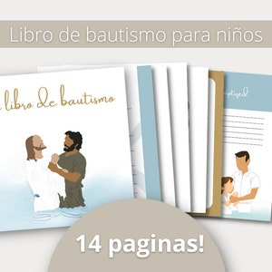Libro de bautismo para niños de 8 años | Páginas, lecciones y actividades de bautismo de los Santos de los Últimos Días | Niños de primaria