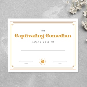 LDS Girls Camp Awards | Digital Download | Editable Template | 30 Award Ideas or Make Your Own | LDS Girls Camp Fun and Games Idea | YW |