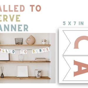 Called To Serve Banner | Mission Call Opening | Mission Farewell | Missionary Banner | At Home MTC | Missionary Sign | LDS Mission Decor |