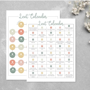 Lent and Holy Week Scripture and Service Calendar | Lent Daily Scripture | Lent and Holy Week Calendar | Lent for Families | Digital Lent |