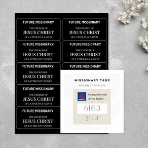 Missionary Tag - Etsy