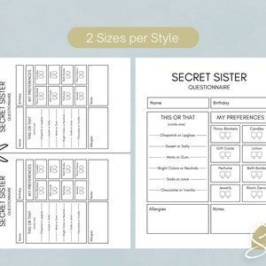 Secret Sister Girls Camp Questionnaire | YW Girls Camp | YW Activity | LDS Girls Camp | Secret ...