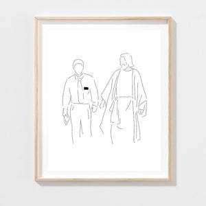 LDS Missionary with Christ Art | Missionary art and gift | Called to Serve | LDS Christ Download | Missionary Jesus Art | Missionary Gift