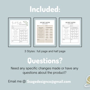 Secret Sister Girls Camp Questionnaire | YW Girls Camp | YW Activity | LDS Girls Camp | Secret ...