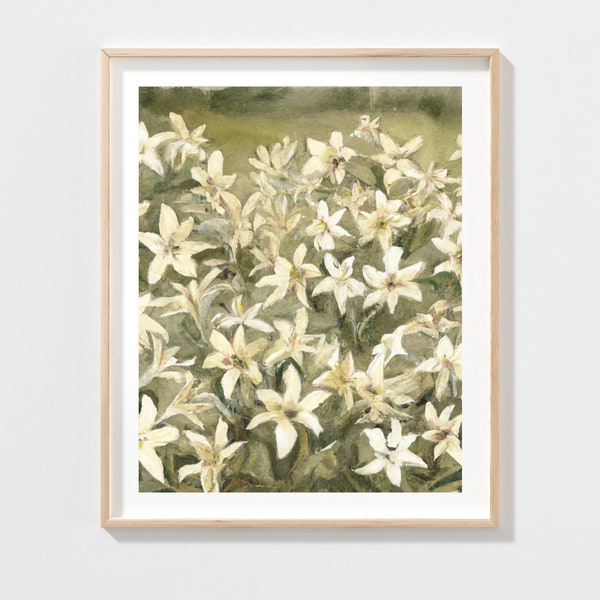 Consider the Lillies Christian Wall Art Etsy