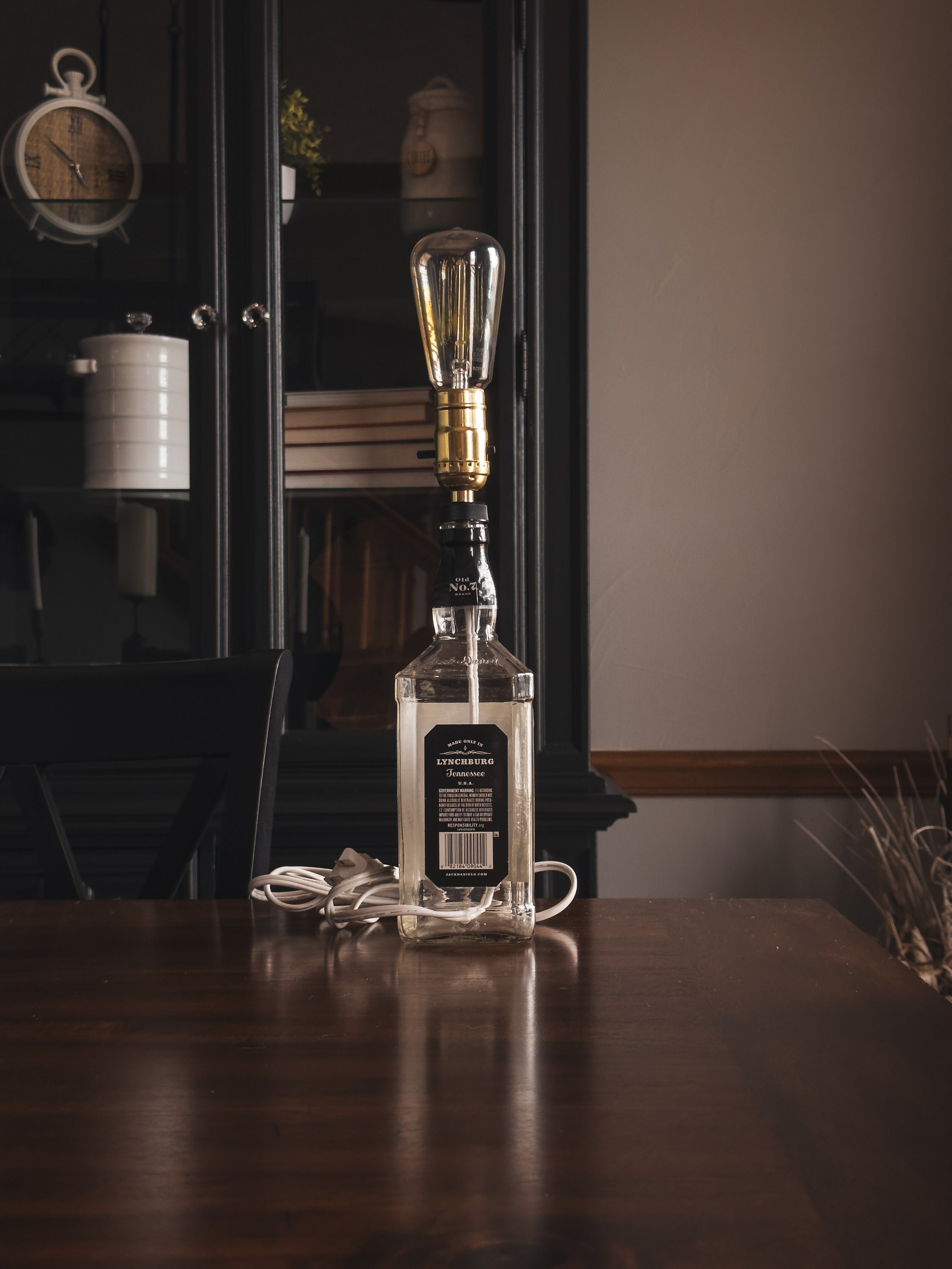 JACK DANIEL'S WHISKEY Bottle Lamp - Etsy