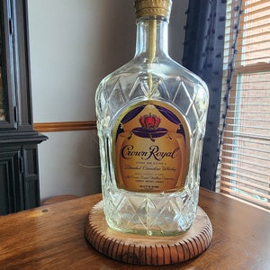 Crown Royal  Whiskey Bottle Lamp