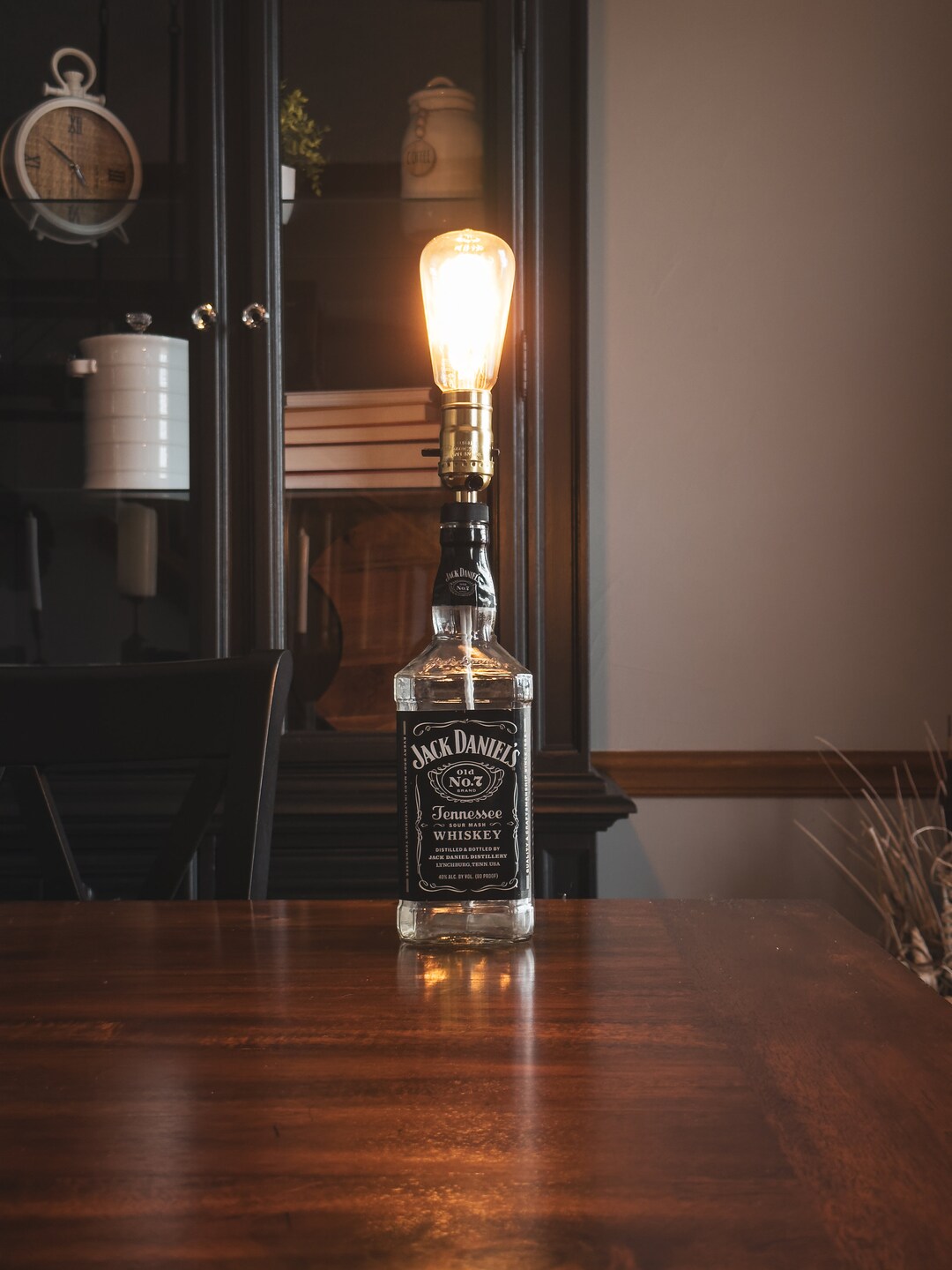 JACK DANIEL'S WHISKEY Bottle Lamp - Etsy