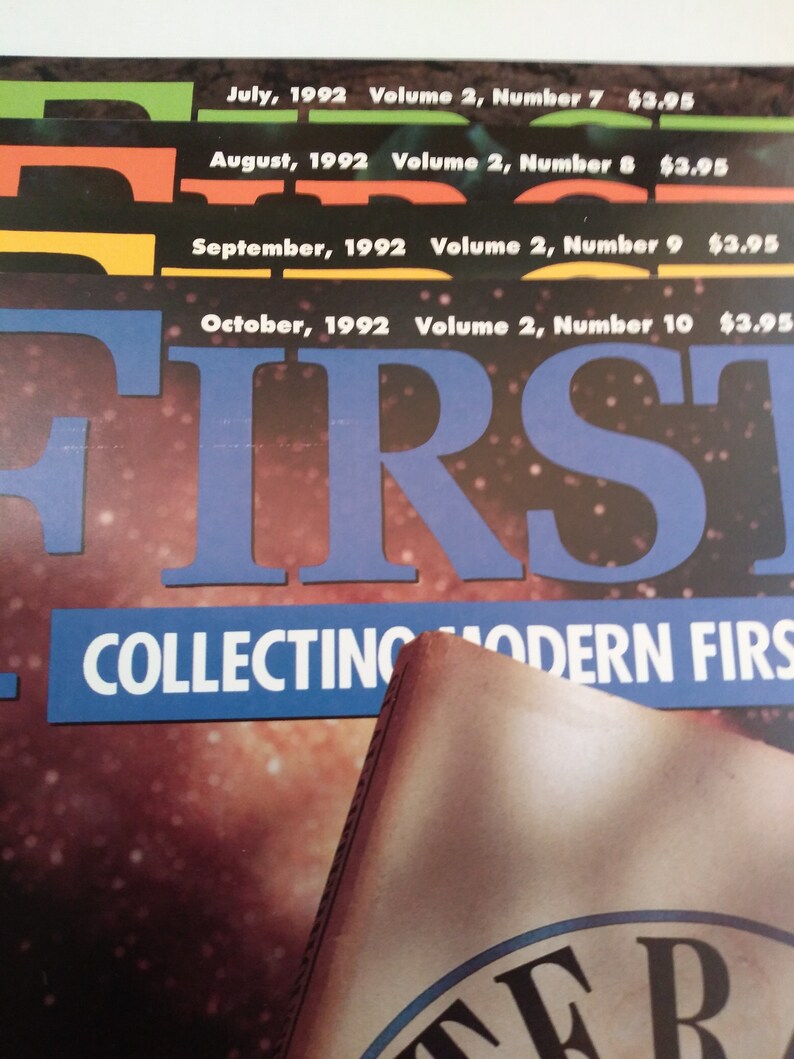 First Issue Magazine Tag Vintage, Magazine, Reference Magazine and Book Collection - Etsy