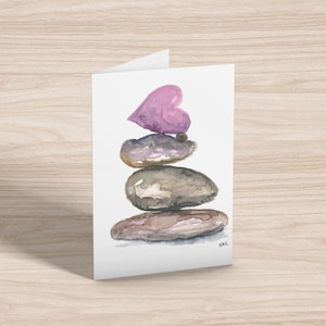 Tarjeta de San Valentín única. Obtenga esta tarjeta única del Día de San Valentín. Diseño sencillo y original en color agua. Personalízalo con un mensaje