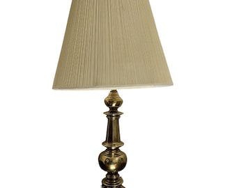 Vintage Stiffel-Style Brass Table Lamp: Mid-Century Modern Lighting