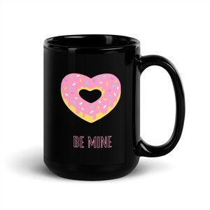 Be Mine black glossy mug - 15oz