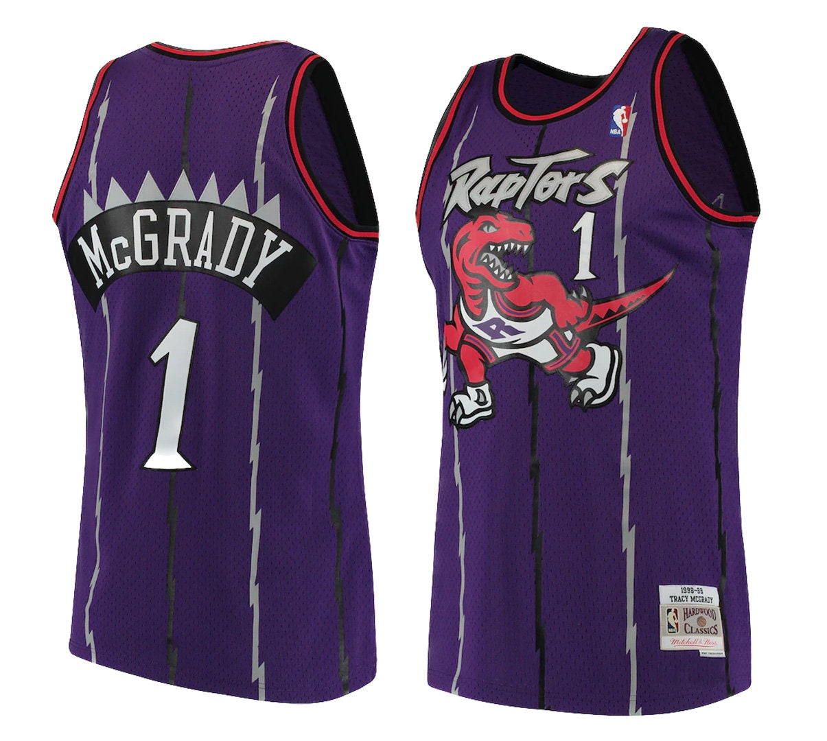 NBA Swingman Toronto Raptors Tracy McGrady Jersey Purple - Burned Sports