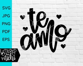 Te Amo SVG