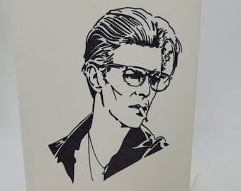 David Bowie Original Postcard V & A From the David Bowie is