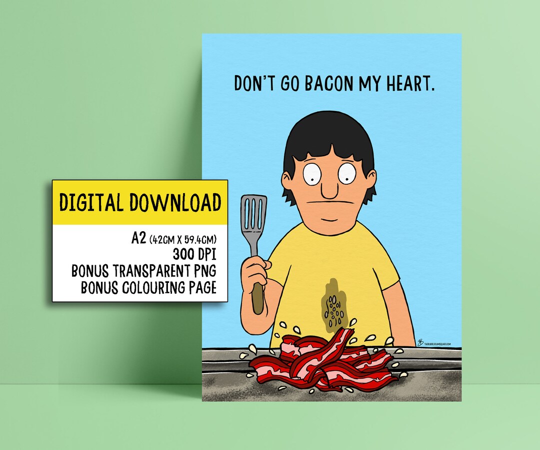 A Printable Card! A Funny Printable Gift / Wall Art or Card for Bob's ...