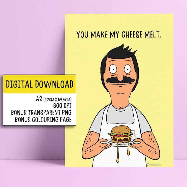 Bobs Burgers Fan Art Etsy
