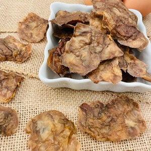 Pork Brains for Dogs, Dehydrated Pork Brains Dog Treats, Pork Brain Jerky Dog Treats, Dehydrated Organ Meats for Dogs, Pork Treat for Dogs image 2