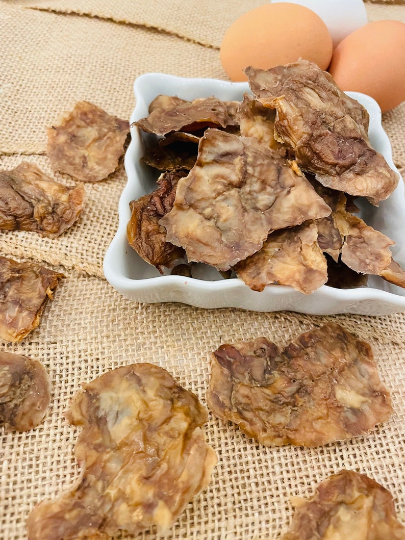 Pork Brains for Dogs, Dehydrated Pork Brains Dog Treats, Pork Brain Jerky Dog Treats, Dehydrated Organ Meats for Dogs, Pork Treat for Dogs image 2