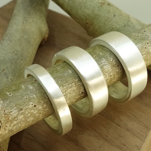 Sterling Silver Ring Handmade Silver Ring Silver Wedding Band Personalized Silver Ring 925 Silver Ring Jewelry Wide Thick Silver Ring
