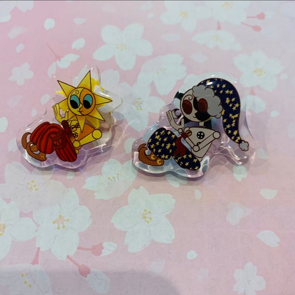 Sun and Moon Pins