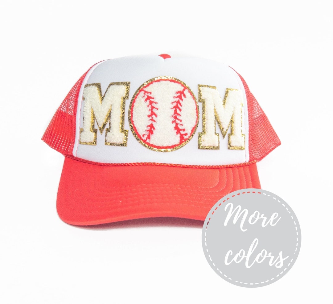 Baseball Mom Hat Custom Gift for Mom Cute Baseball Trucker Hat Gift for