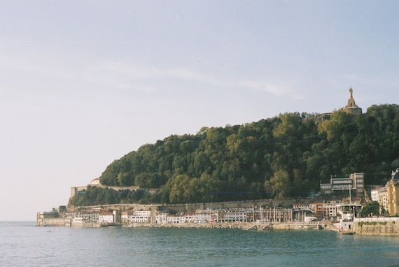 San Sebastián 35mm Film Photo Digital Download Spain Ocean