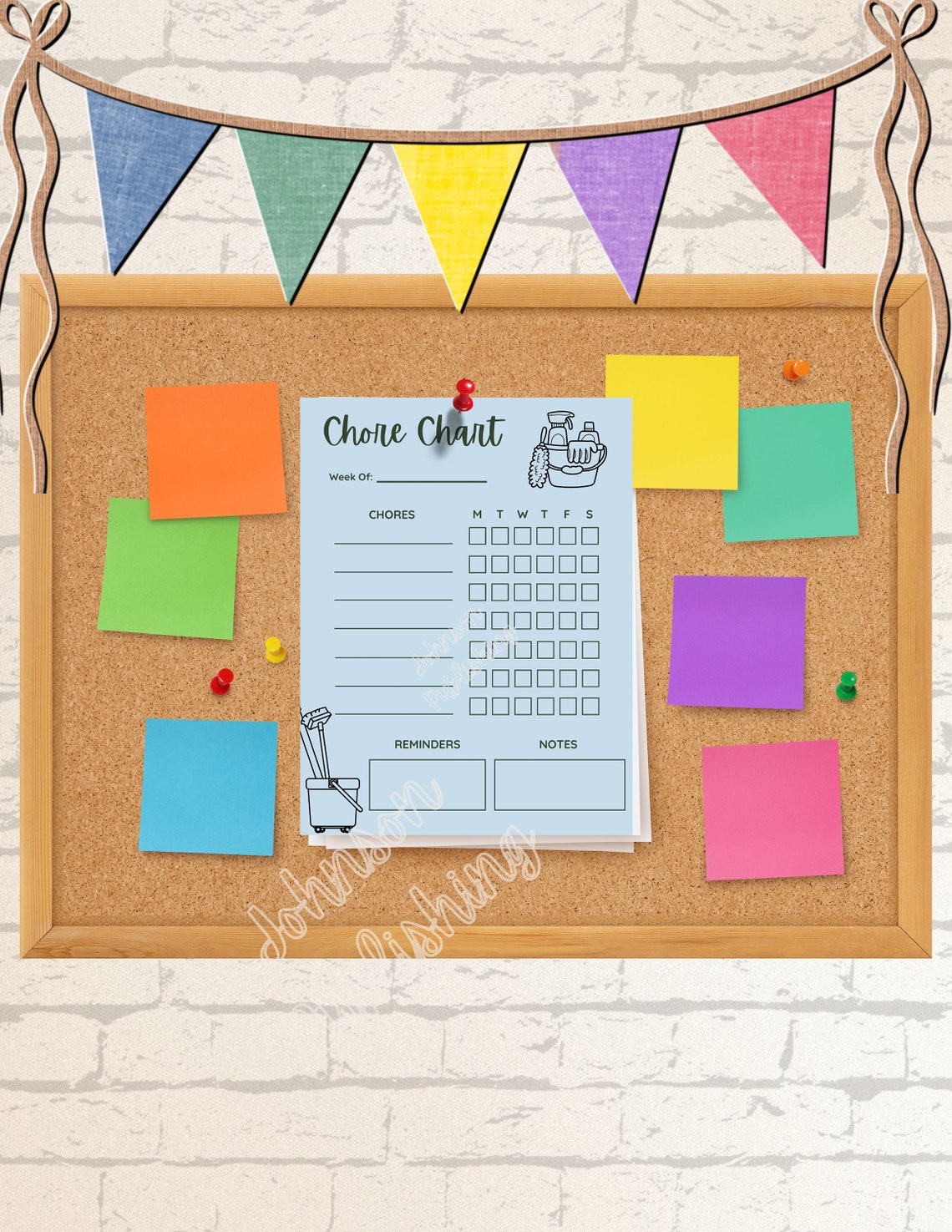 Weekly Chore Chart Printable - Etsy