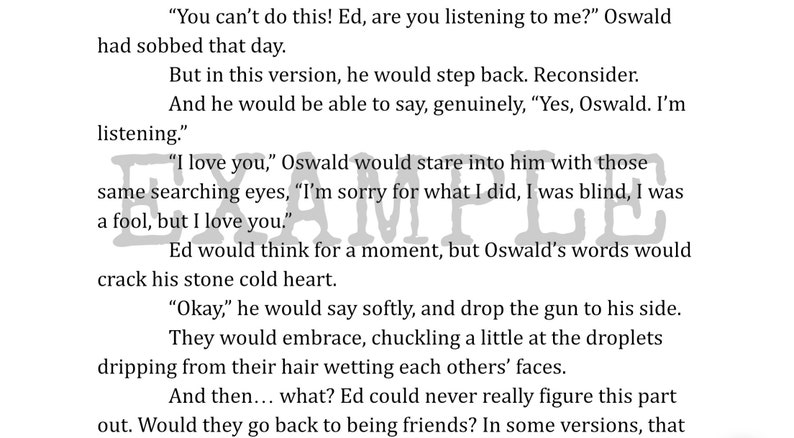 Writing Commissions read Description - Etsy