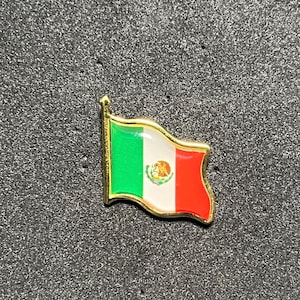 Mexican flag pin