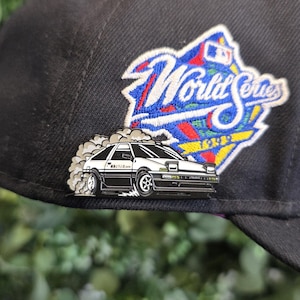 AE86 Trueno Drift Hard Enamel Pin – Anime Gift | JDM Streetwear | Lapel Badge | Bag Charm