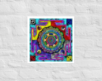 Sacred Geometry - Metatron's Cube - Geometric Design - Mandala