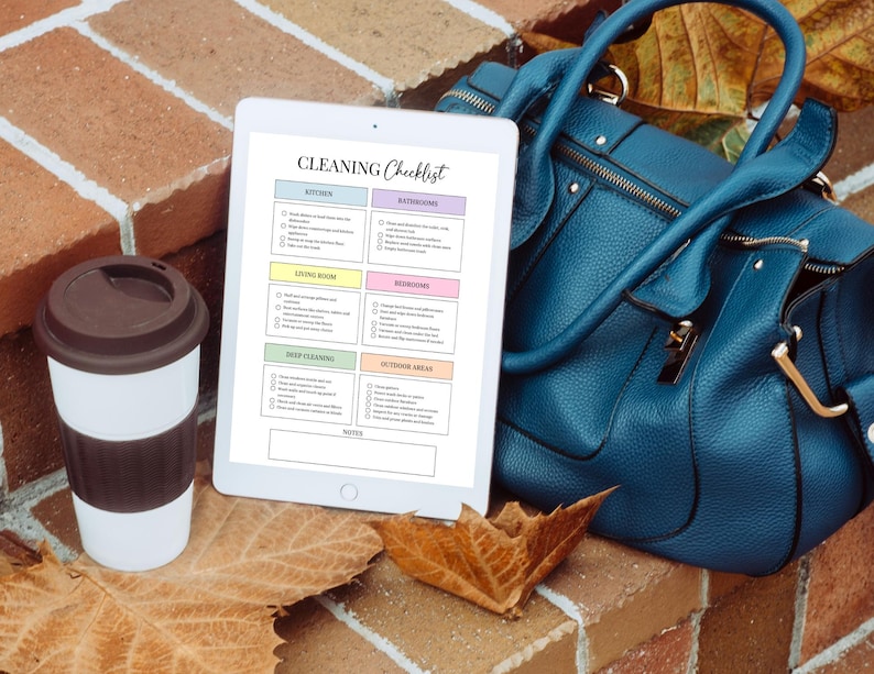 Editable Cleaning Schedule Checklist | Printable Daily, Weekly, Monthly ...