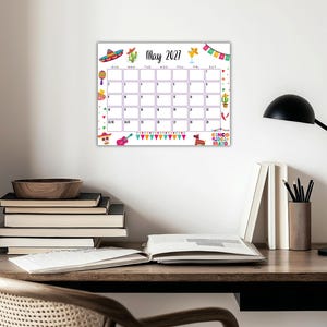 EDITABLE Printable May Calendar 2027 | Cinco De Mayo Themed Calendar | Classroom Calendar | Family Calendar | Monthly Calendar image 5