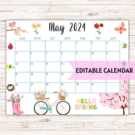 Fillable 2025 Calendar