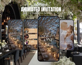 Vow Renewal Party Invitation | Editable Digital Wedding Anniversary | Happily Ever After | Save the Date Wedding Vows Invite Template