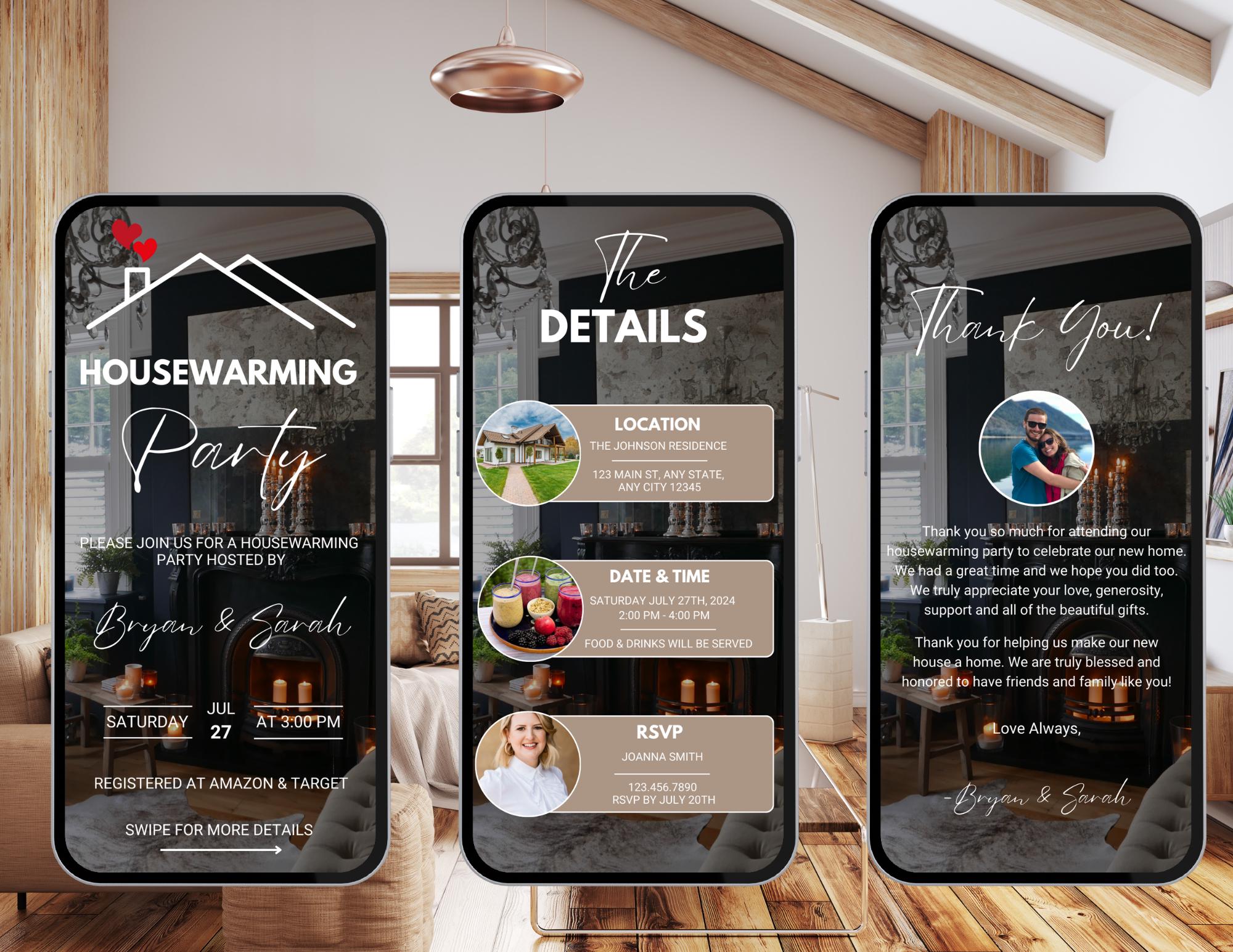 Digital Housewarming Party Invitation | New Home | Housewarming Party ...