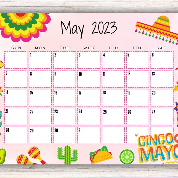 Calendario De 2023 Etsy
